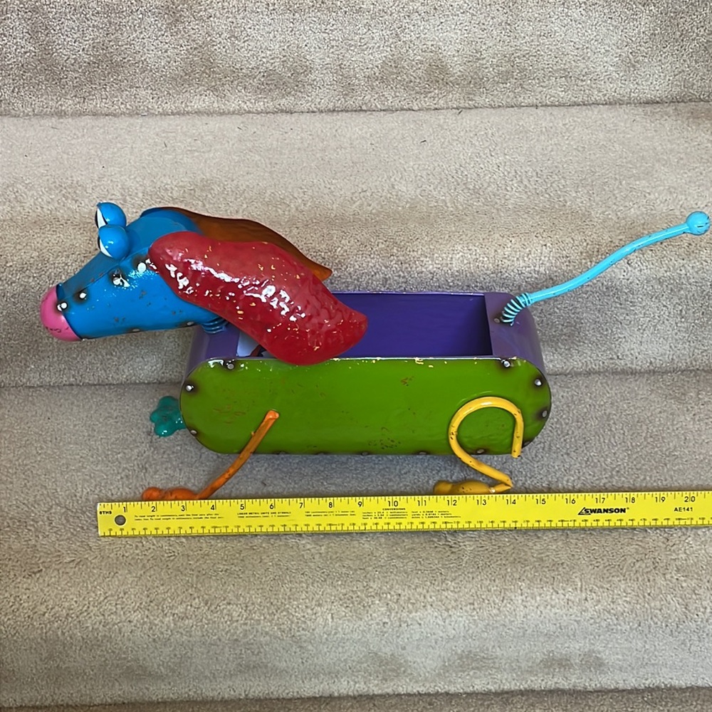 Dachshund Continental art 24 inch indoor outdoor garden planter - Picture 11 of 11